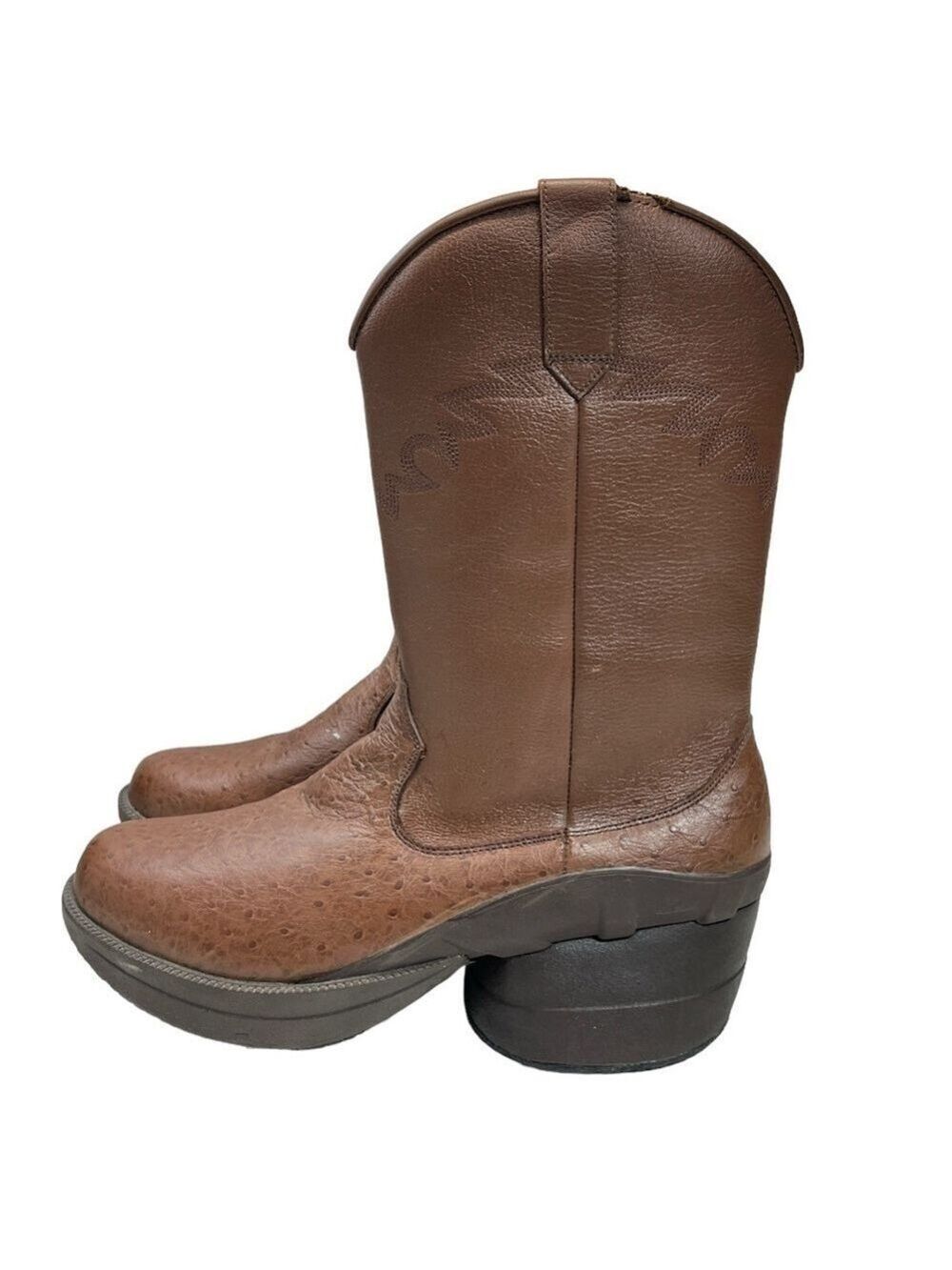 Z-Coil Z-West Leather Comfort Cowboy Boots Pain Relief, size 10